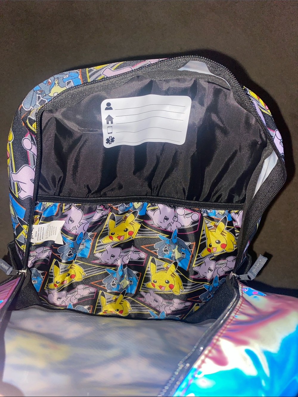 Pokémon Gotta Catch ‘Em All! Pikachu, MewTwo & Lucario Backpack - Picture 5 of 6